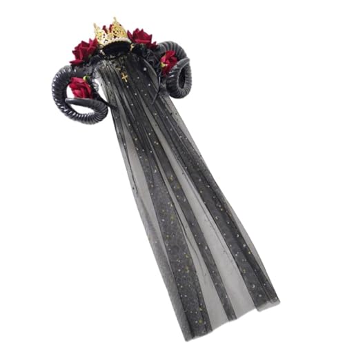Saiyana Halloween-Hairhoop für Maskeraden, Teufelshorn-Haarband, Damen- und Herren-Mottoparty, Dressingup-Stirnband, Kostümzubeh(Abschnitt 2) von Saiyana