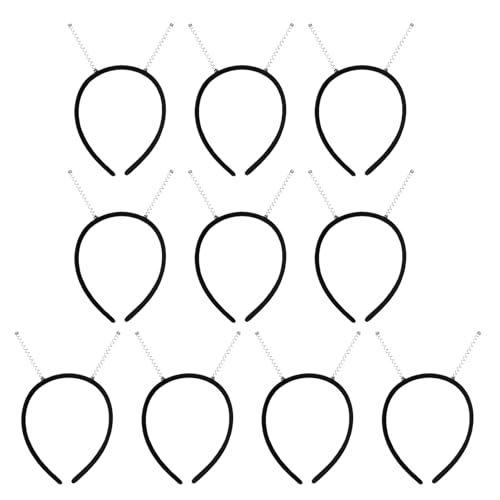 Saiyana Kleinkind-Haarband, bequem, dekorativ, Festival-Haarband, Erwachsene und Mädchen, Kopfbedeckung, modischer Haarschmuck(Schwarz,10) von Saiyana