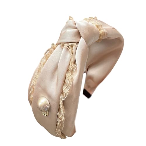 Saiyana Modische Spitzen-Haarbänder, Foto-Requisiten, Make-up-Spitzen-Stirnbänder, Party-Kopfbedeckung, lustige Stirnbänder für(khaki) von Saiyana