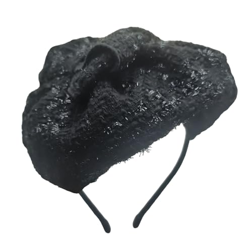 Saiyana Modischer Damen-Stirnband-Fascinator-Hut mit Schleifen, Kopfschmuck, Halloween-Party-Kopfbedeckung für Partys und Zusamm von Saiyana