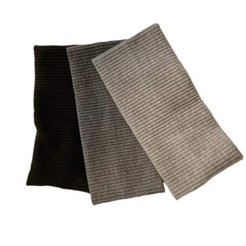 Saiyana Packung von 3 Frauen elastischer Sportstirnbänder nicht überrutsches Haarband für Yoga Fitness Running and Sport Activit(Schwarzgrau Dunkelgrau) von Saiyana