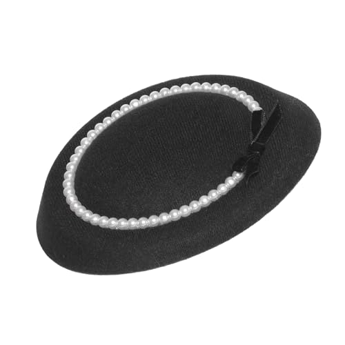 Saiyana Perlen Flapper Fascinator 1920er Jahre Balltänzerin Kopfbedeckung für besondere Anlässe, Hochzeit, Verlobung, Nacht, Kop(Schwarz) von Saiyana
