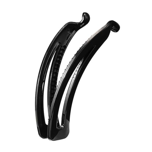 Saiyana Plastik Banane Drehclip für hohe Pferdeschwanzhaarstyling Starke Halten Sie bequeme leichte Haarzubehör für Frauen Mädch(Schwarz,1472) von Saiyana