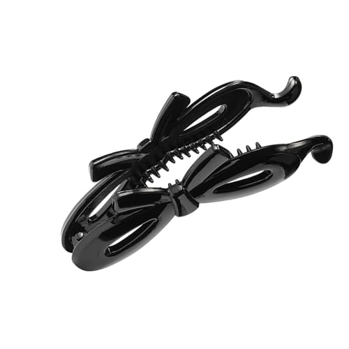 Saiyana Plastik Banane Drehclip für hohe Pferdeschwanzhaarstyling Starke Halten Sie bequeme leichte Haarzubehör für Frauen Mädch(Schwarz,1573) von Saiyana