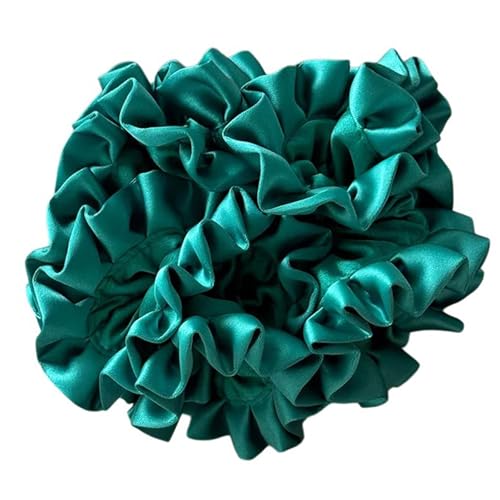 Saiyana Prinzessin Scrunchies Band Haargummi Band Haarhalter Bezauberndes Seidengefühl Haargummi Haarseil für Mädchen Scrunchies(blaue Trompete) von Saiyana
