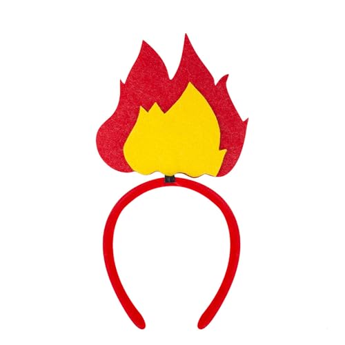 Saiyana Realistische Flammenform Haarband Tüllrock für Halloween -Konzerte Party Rollenspiel und Festivalverkleidungszubehör Acc(Stil B) von Saiyana