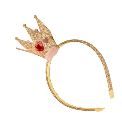 Saiyana Schimmerndes Stirnband mit Paillettenkronen, glitzerndes goldenes Haarreifen-Accessoire für Mädchen und Frauen, Geburtst Saiyana Schimmerndes Stirnband mit Paillettenkronen, glitzerndes goldenes Haarreifen-Accessoire für Mädchen und Frauen, Geburtst von Saiyana