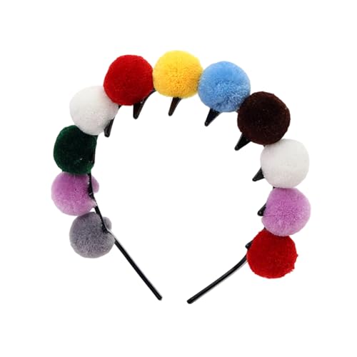 Saiyana Schöne Pompoms Stirnband Carnivals Party Accessoires Musikfestival Thema Party Requisiten Haarband Erwachsene Urlaub Kop von Saiyana