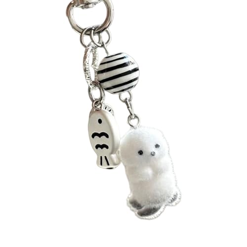 Saiyana Schöner Clownfish Perlen Telefon Charme für Frauen und Studenten süßes handgefertigtes Design für Reisen und tägliche Ve（Fisch von Saiyana