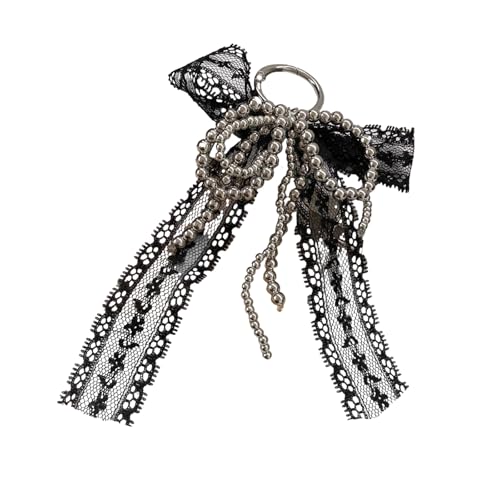 Saiyana Sweet Ribbon Bowknot Keychain Fashion Accessoire Niedlichkeitstasche Elegante Tasche Anhänger Modeschlüsselanhänger Für Mädchen von Saiyana