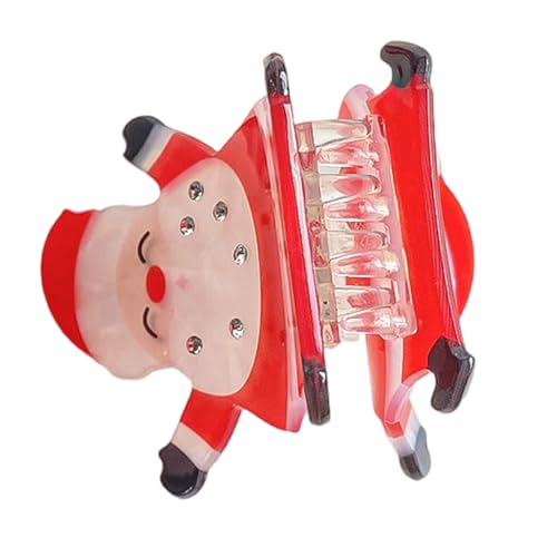 Saiyana Weihnachts-Haarspange, verstellbare Weihnachtsmann-Haarnadel, exquisite, elegante Weihnachtsmann-Haarspangen für festlic(Weihnachtsmann) von Saiyana