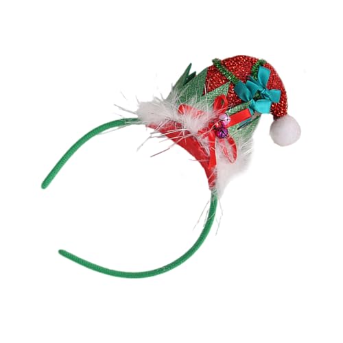 Saiyana Weihnachtsatmosphären-Stirnbänder, festliche Feiertags-Haarreifen, verstellbare Kopfbedeckung für Feiertagspartys und fe(Stil 4) von Saiyana