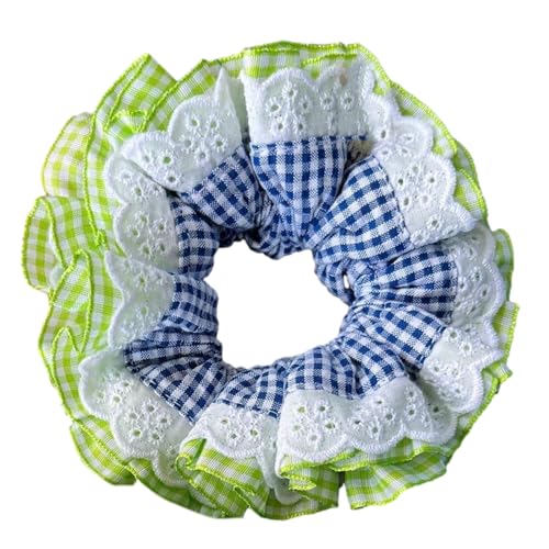 Spitzenbesatz Haargummi Haarknoten Haargummis Elastisches Haarseil Großes Haargummi Vintage Haarbänder Damen Accessoires von Saiyana