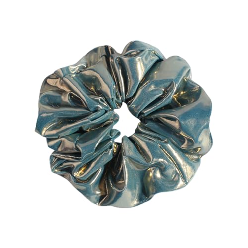 Stilvolles Großes Haar Accessoire Leder Und Stoff Elastisches Haar Scrunchie Hair Accessoire Für Frauen Geeignet von Saiyana
