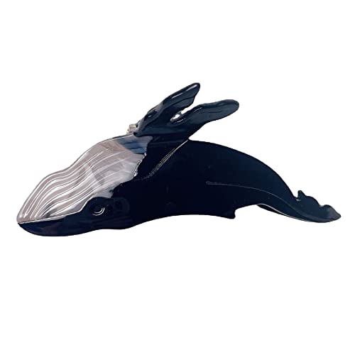 Tierhaarklammer Für Frauen Walform Haarspange Dicke Haarklammer Starker Halt Styling Klaue Kopfbedeckung 3 Farben von Saiyana