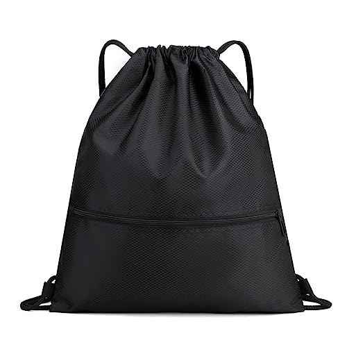 Tragbarer Damen Rucksack Bedruckte Einkaufstaschen Kordelzug Tagesrucksack Reise Shop Tasche von Saiyana