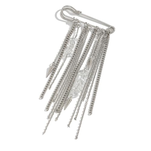 Trendy Funkelnde Kristallsteinpapierklammer Kochlabybarmband Für Frauen Punk Hip Hop Quasten Heuchen Knöchelkette Accessoire Leichtes Türkisstil Kocher von Saiyana