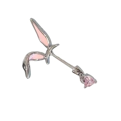 Winzige Tierohrohrstecker Korpel Piercing Juwelry Kaninchen Inspirierte Legierungsohrringe Schmücken Teenager Und Erwachsene Kaninchen Ohrring Charme von Saiyana