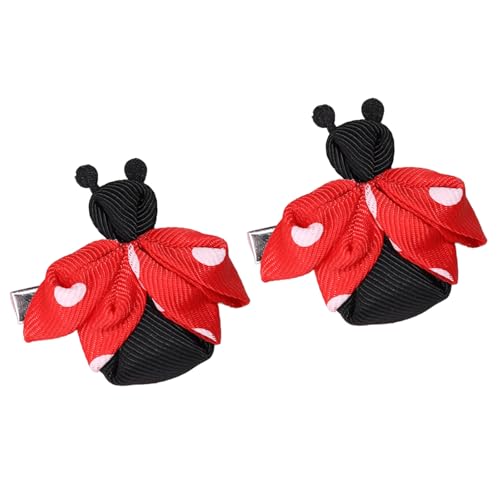 Zarte Ladybirds Haarclip Schöne Haare Haken Fang Prinzessin Barrettes Haarstyling Werkzeug Ornamente von Saiyana
