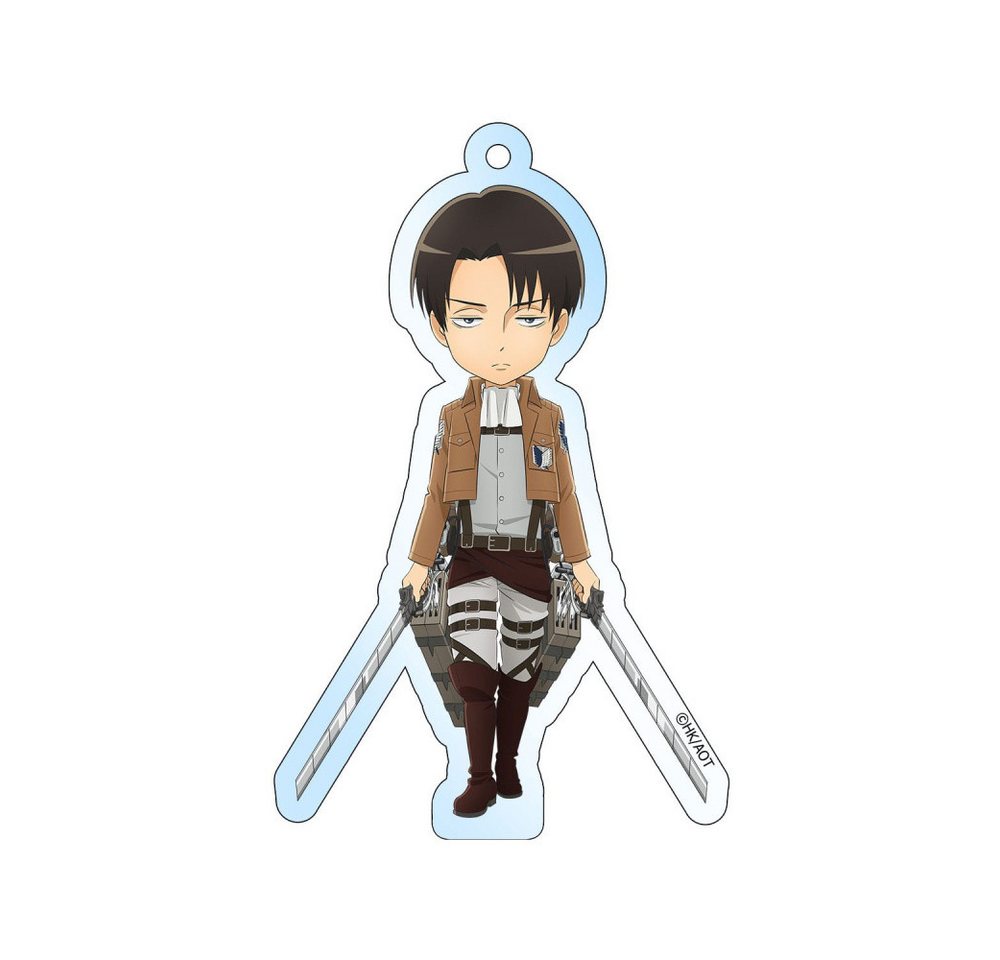 Sakami Merchandise Schlüsselanhänger Attack on Titan Acryl Schlüsselanhänger Levi Holographic 8 cm von Sakami Merchandise