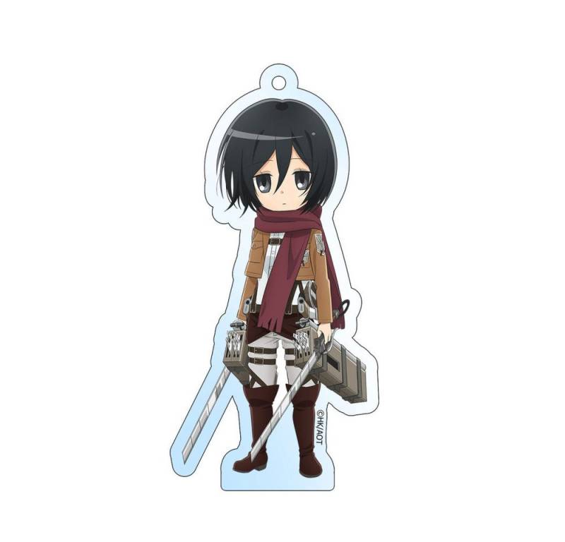 Sakami Merchandise Schlüsselanhänger Attack on Titan Acryl Schlüsselanhänger Mikasa Holographic 8 cm von Sakami Merchandise