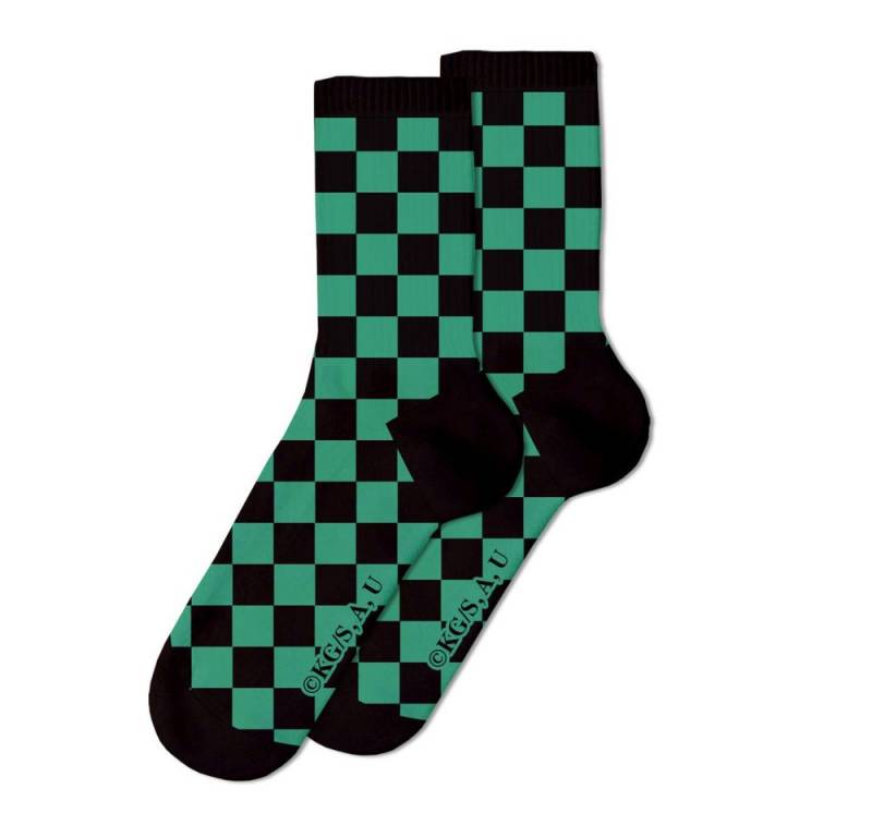 Sakami Merchandise Socken Demon Slayer: Kimetsu no Yaiba Socken 2er-Pack Tanjiro Kamado 41-44 von Sakami Merchandise