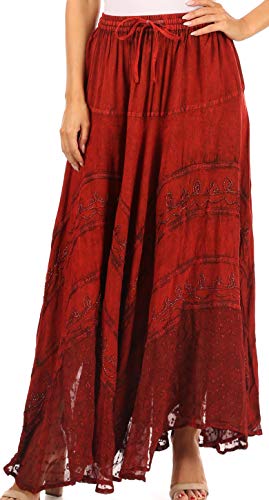Sakkas 13222 Ivy Maiden Boho Rock - Burgundy - OSP von Sakkas