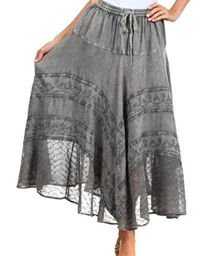 Sakkas 13222 Ivy Maiden Boho-Rock - Grey - One Size Plus von Sakkas