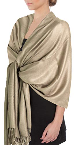 Sakkas Silky Feste weiche Pashmina Schal Wrap Stole -Latte Sakkas Silky Feste weiche Pashmina Schal Wrap Stole -Latte von Sakkas