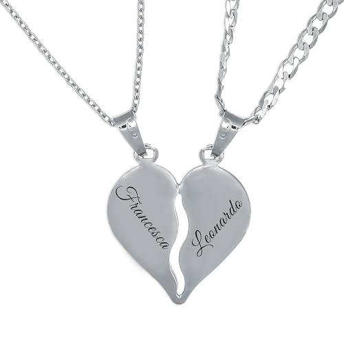 Collana con Cuore Spezzato von Sakrami