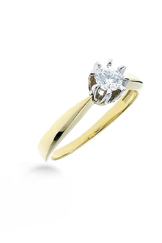 Sakrami Ring Belive aus Gold mit Zirkonia, 19 von Sakrami