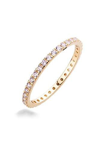 Sakrami Ring Veretta Camille aus Gold und weißen Zirkonia, 10 von Sakrami