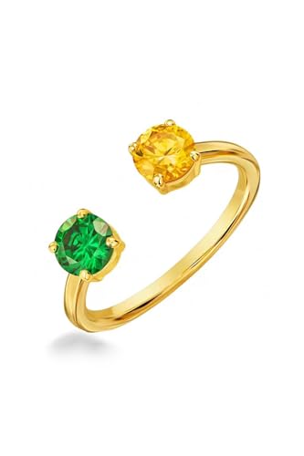 Sakrami Ring aus Gelbgold Gezeiten, 10 von Sakrami