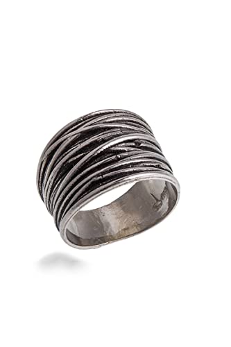 Sakrami Ring aus geflochtenem Silber, Silber von Sakrami