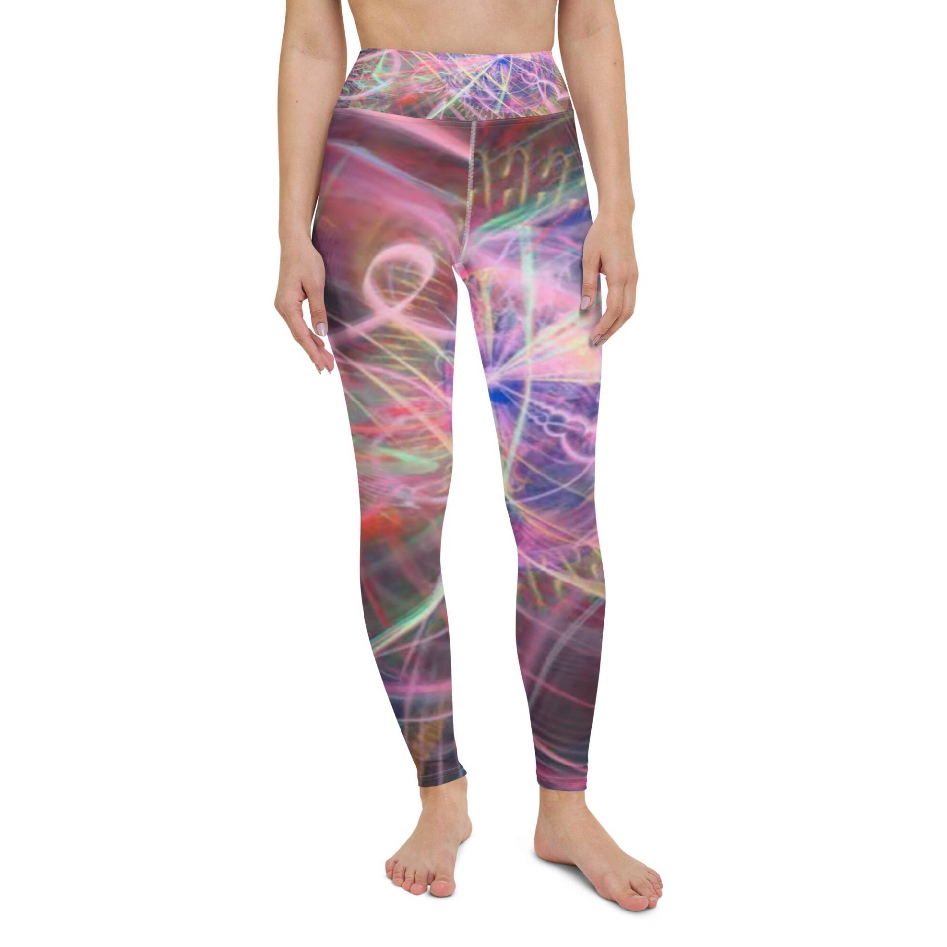 Sakrivo Art Space Recruit Yoga Leggings, Spandex Leggings Frauen, Workout Damen Schwarze Geschenk, Geschenke von SakrivoArt