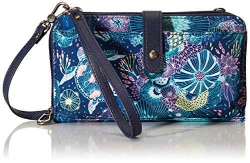 Sakroots Damen Artist Circle Large Smart Crossbody Große Smartphone-Umhängetasche, Königsblaue Meereslandschaft von Sakroots