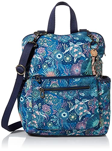 Sakroots Damen Backpack Eco-Twill Loyola Convertible Rucksack, Königsblau von Sakroots