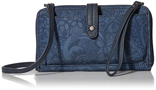 Sakroots Damen Crossbody Eco-Twill Handtasche für Smartphone, groß, Indigo Spirit Desert von Sakroots