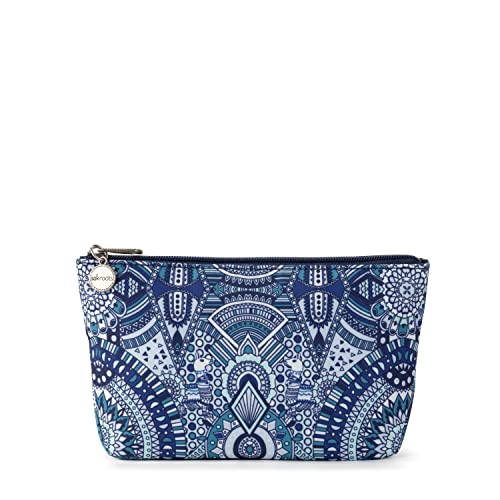 Sakroots Damen Essential Medium Pouch in Eco-Twill, Navy Wanderlust, Einheitsgröße von Sakroots