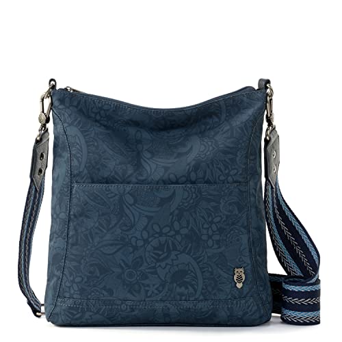 Sakroots Damen Gen Lucia Crossbody in Repreve Eco-Twill, Indigo Spirit Desert von Sakroots