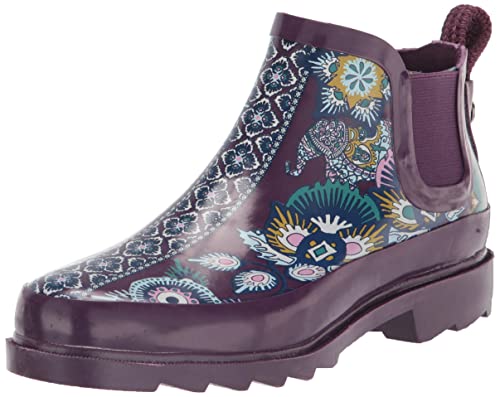 Sakroots Damen Rhyme Regenstiefel Gummistiefel, Purple Tapestry World, 38 EU von Sakroots