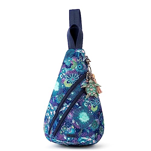 Sakroots Damen Rucksack mit Schulterriemen, Nylon, Öko-Twill, Königsblau, Einheitsgröße von Sakroots