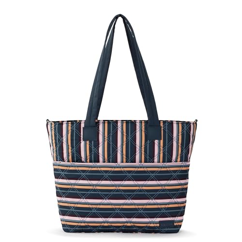 Sakroots Metro Tote Bag – Große Umhängetasche für Alltag & Reisen – Handtasche mit Reißverschluss und doppeltem Schultergurt Sakroots Metro Tote Bag – Große Umhängetasche für Alltag & Reisen – Handtasche mit Reißverschluss und doppeltem Schultergurt von Sakroots
