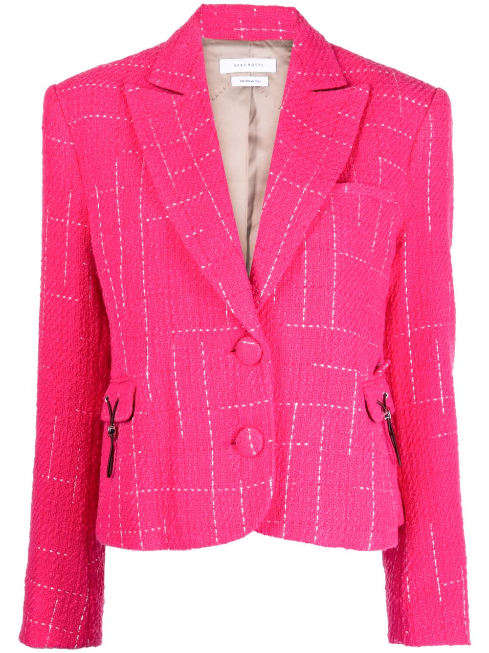 Saks Potts Theo Cropped-Blazer - Rosa von Saks Potts