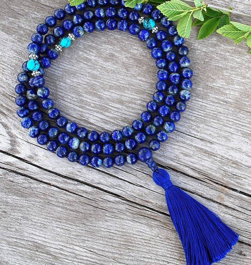 Lapislazuli Mala High Grade Qualität von SakuraDesignsLLC