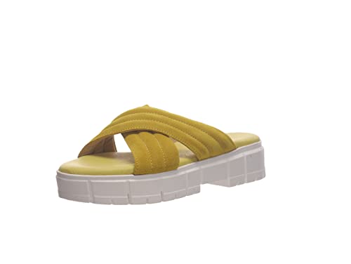 Salamander Damen Lyna Flacher Slipper, Gelb, 38 EU von Salamander