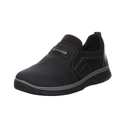 Salamander Herren Porthos Slip On Sneaker, Schwarz Dunkel, 42 EU von Salamander