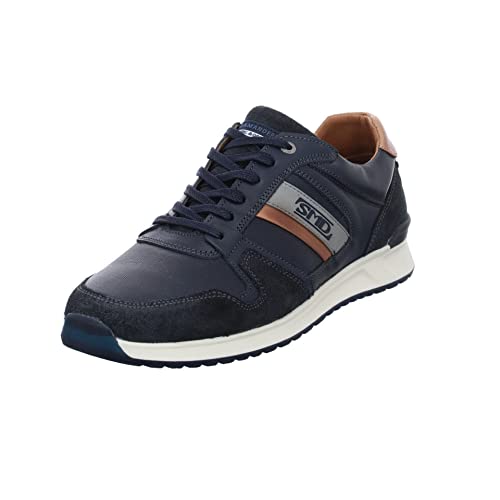 Salamander Herren Revato Sneaker, Navy Cognac, 45 EU von Salamander