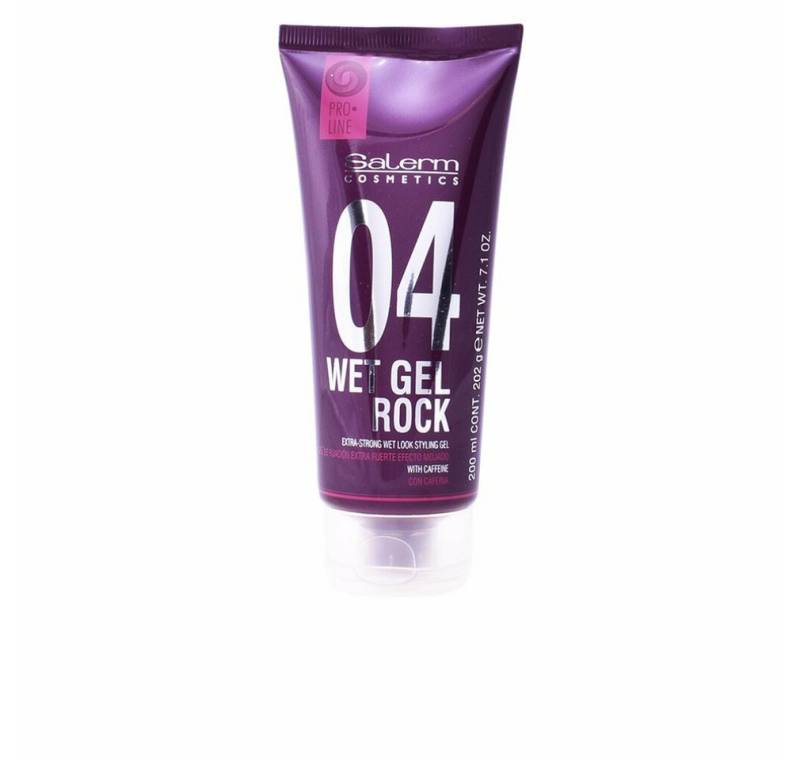 Salerm Haargel Cosmetics Wet Gel Rock Extra Strong Wet Look Styling Gel 200ml von Salerm