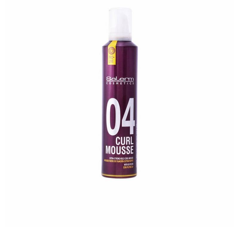 Salerm Haarmousse Cosmetics 04 Locken Mousse Extra Strong 405ml von Salerm